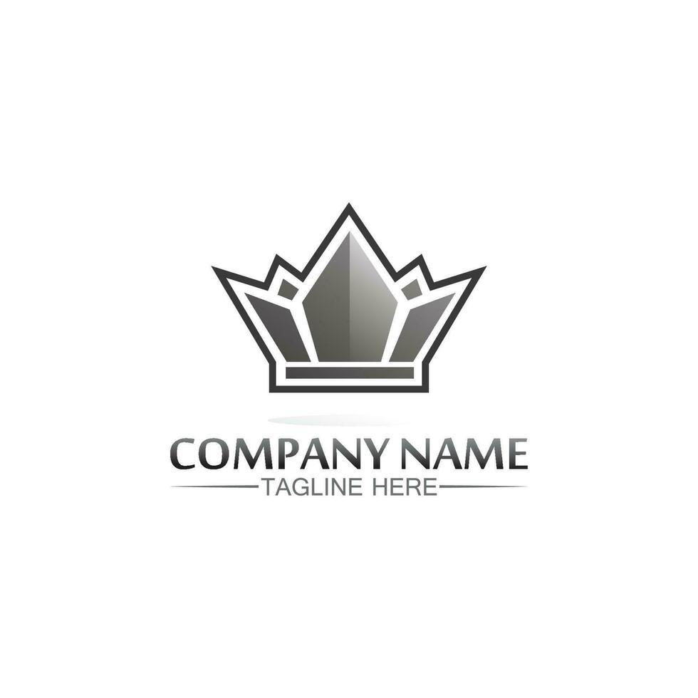 Crown Logo Template vector icon