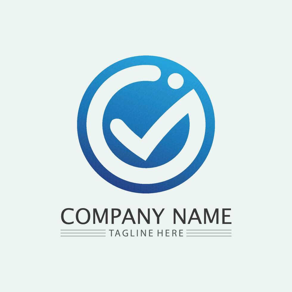 Checklist check mark logo vector or icon. Tick symbol in green color illustration. Accept okey symbol for approvement or cheklist design
