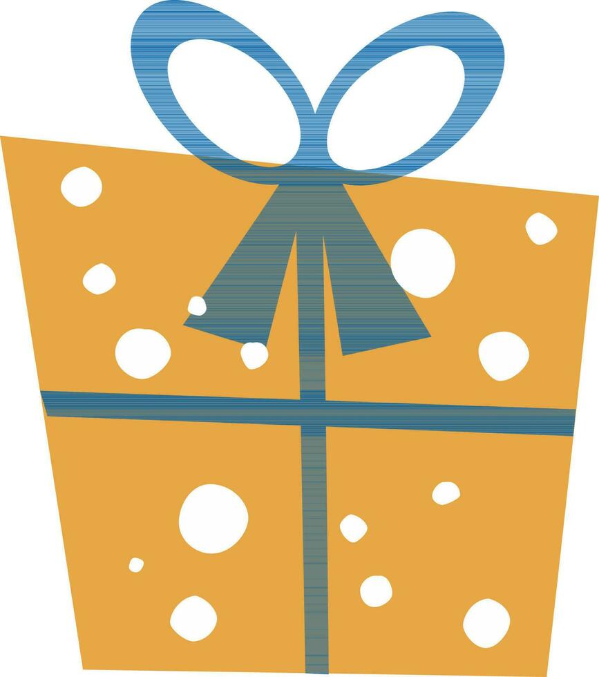 Flat illustration of gift box. vector