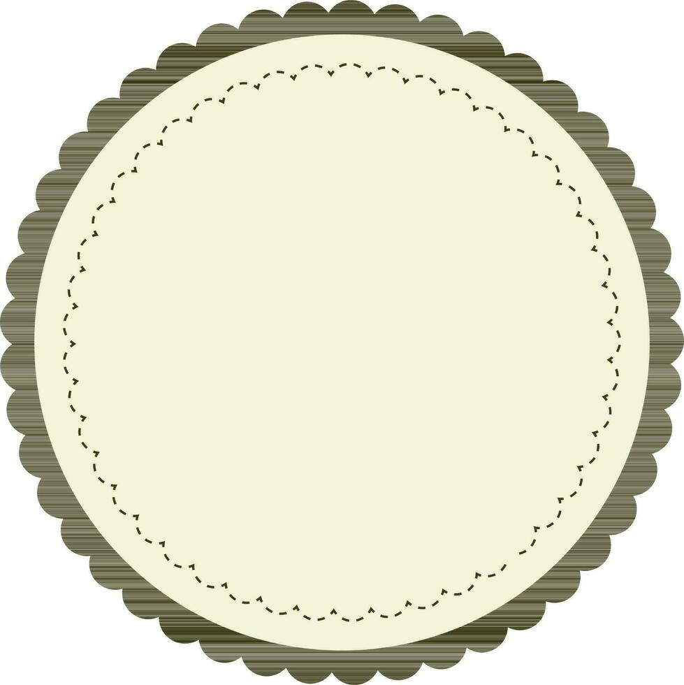 Simple round frames with fully editable stroke. vector