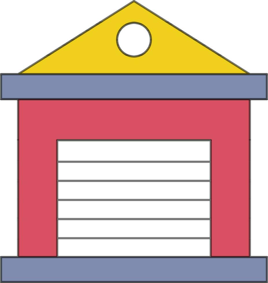 Warehouse icon or symbol. vector