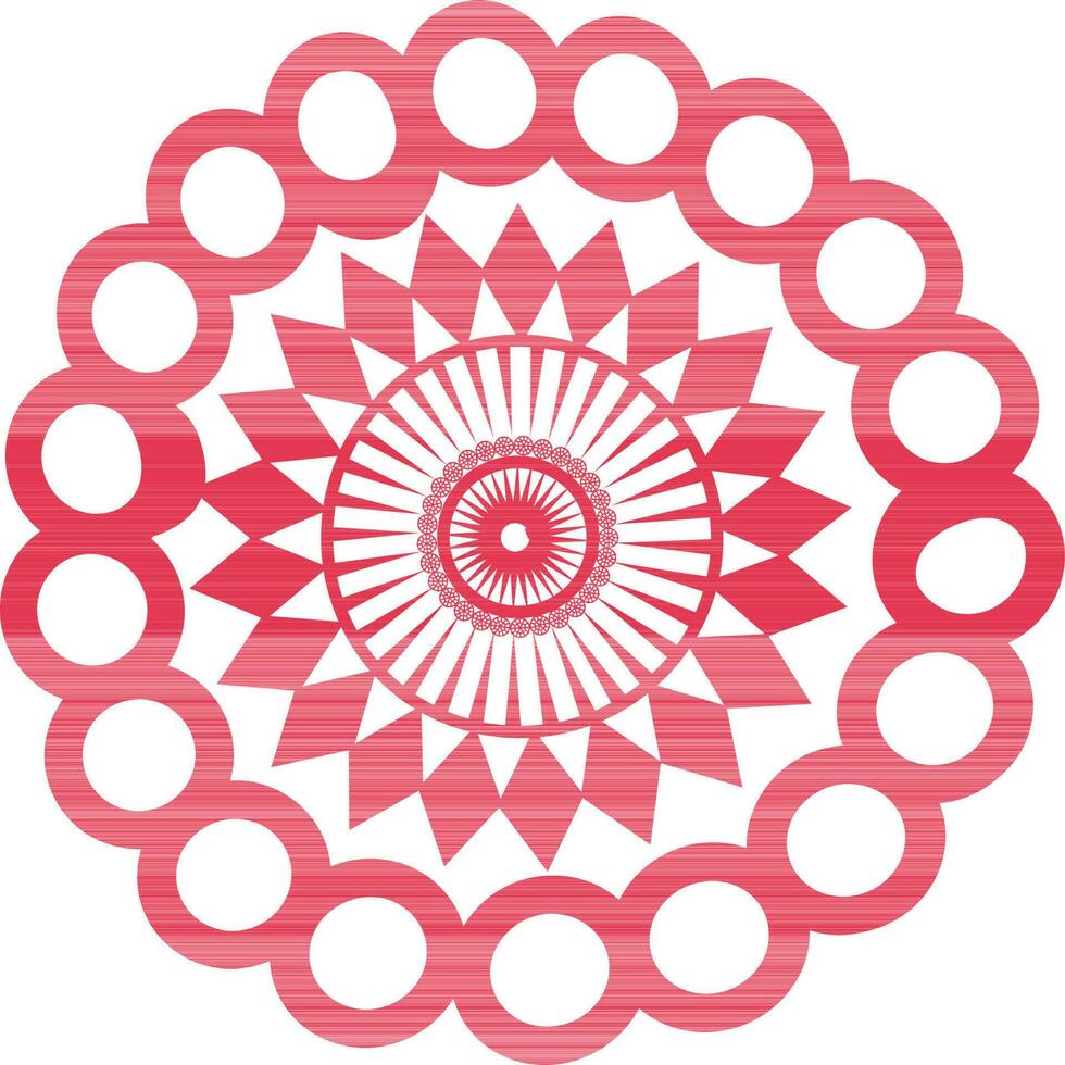 Floral design decorated pink and white color. vector