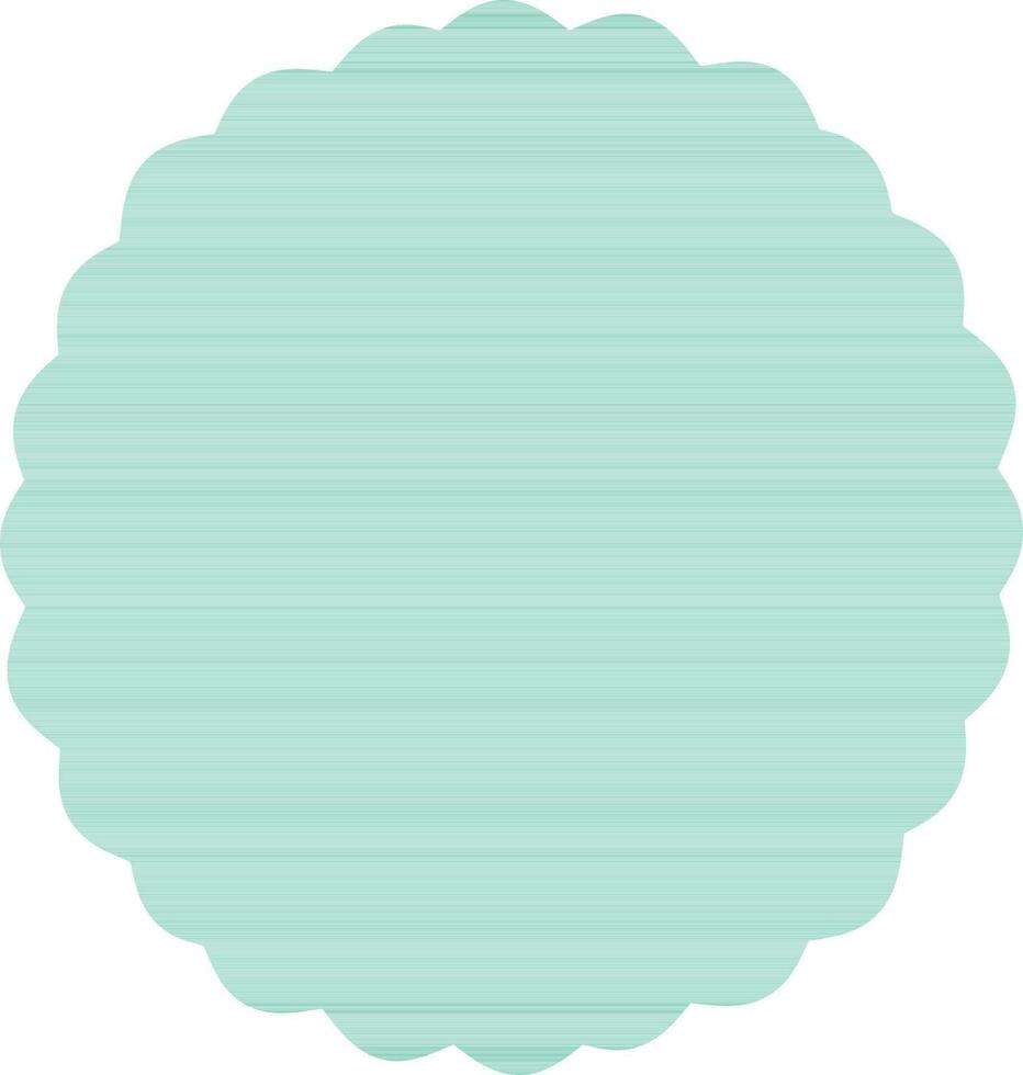 blanco azul circulo etiqueta o pegatina. vector
