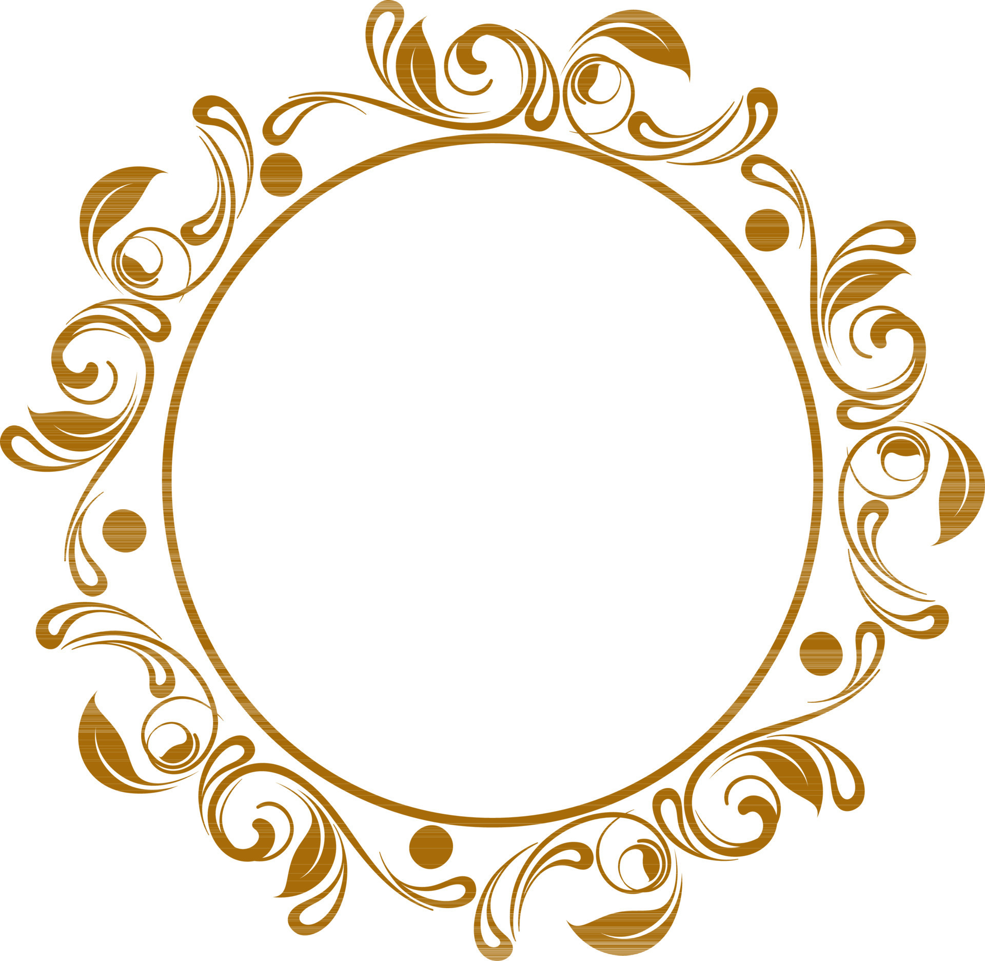 Floral design decorated blank circle frame. 24379937 Vector Art at Vecteezy