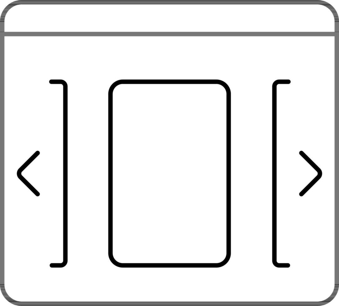 plano ilustración de control deslizante vector