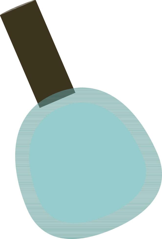 Illistration of a nail polish. vector