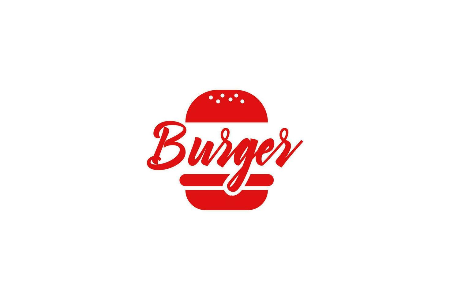 burger logo vector icon illustration