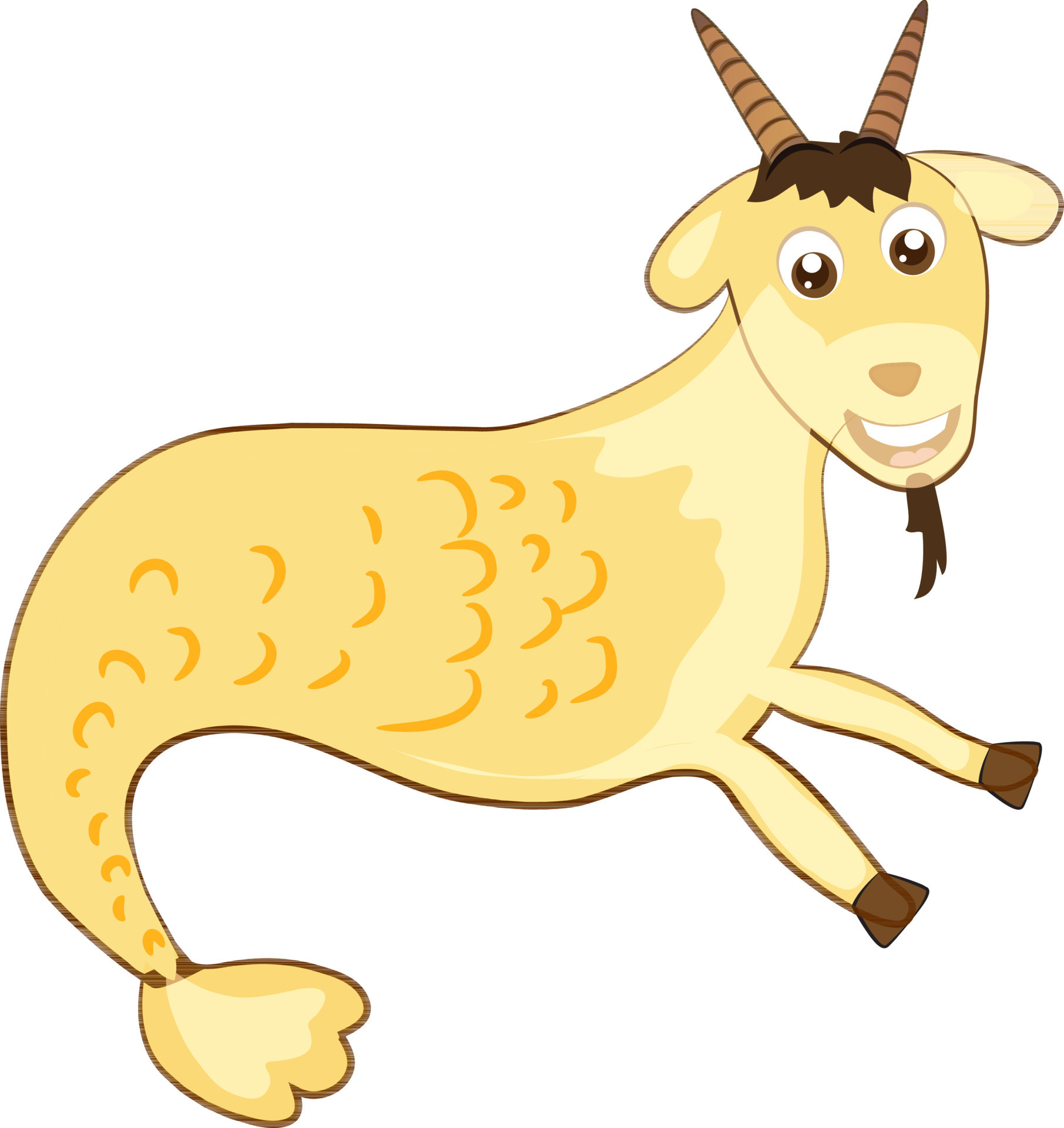 Zodiac sign in capricorn in fantastic animation for animal. 24380274 ...