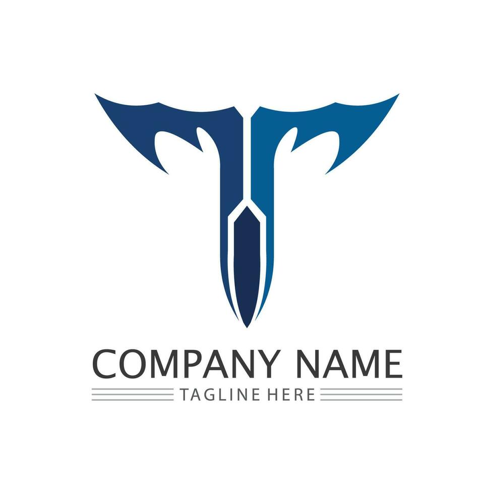 letter T logo image and font T design graphic  vector