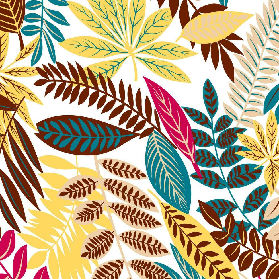 Abstract Floral colour vector pattern design suitable for fashion and fabric needs