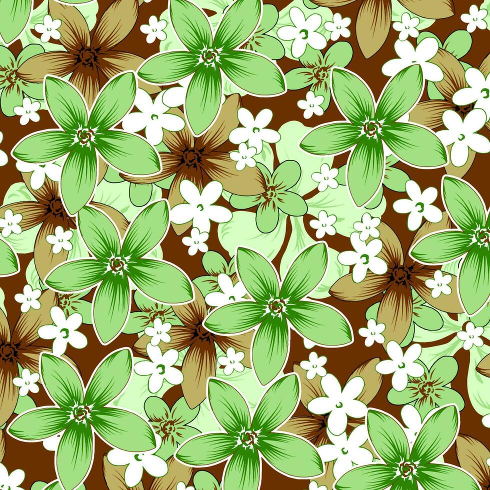 resumen floral color vector modelo diseño adecuado para Moda y tela necesidades