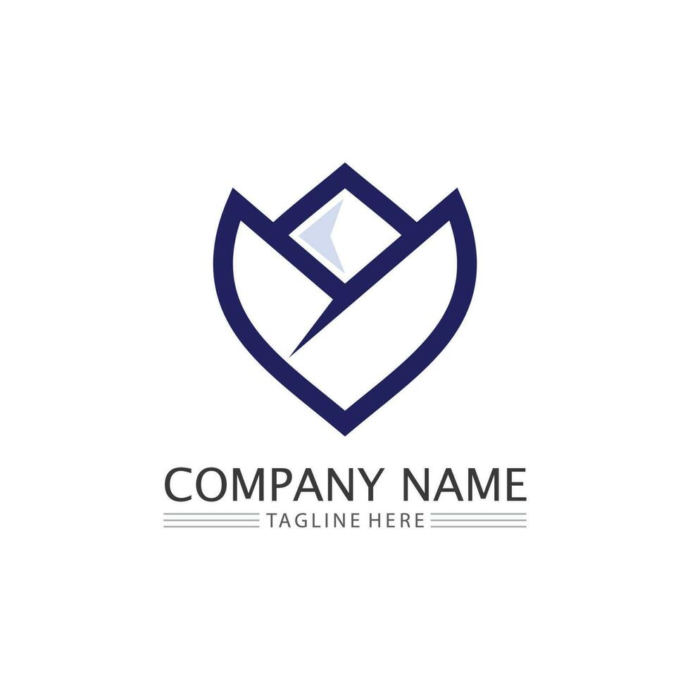 Business icon and logo design vector graphic