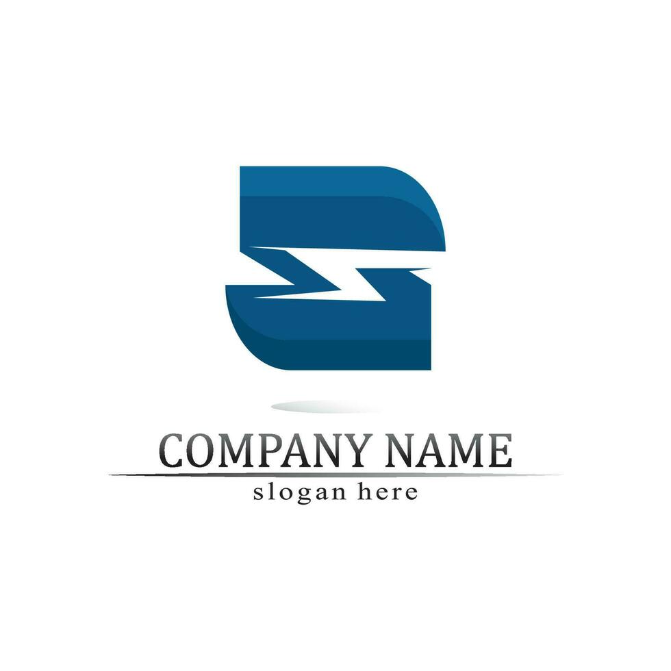 Business corporate S letter logo vector