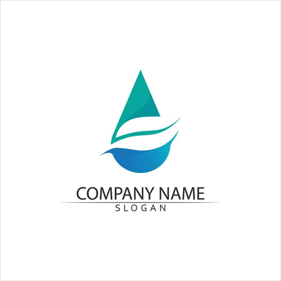 Tree leaf vector and green logo design friendly concept
