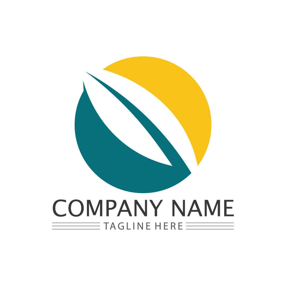 Business icon and logo design vector graphic