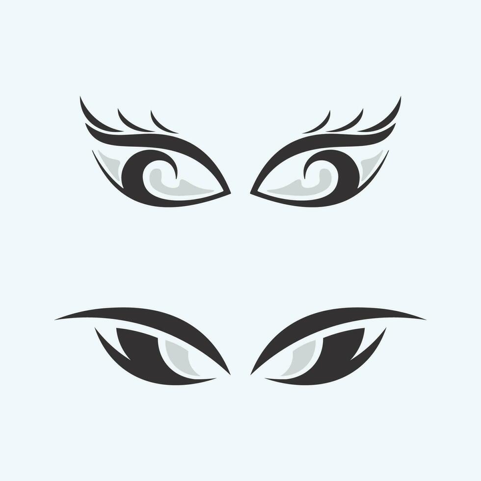 Eye Care vector logo design