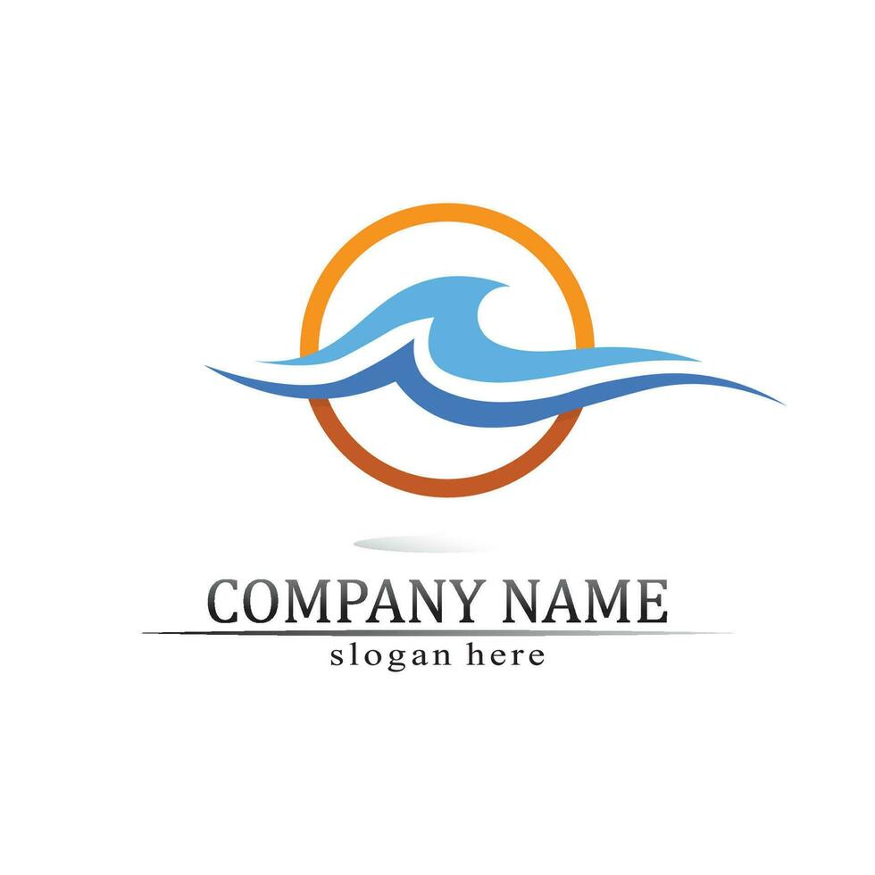 Water drop Logo Template vector