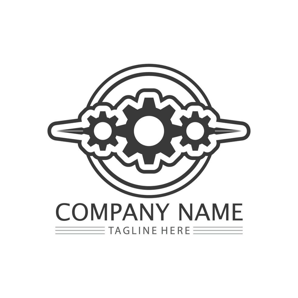 Gear Logo Template vector icon