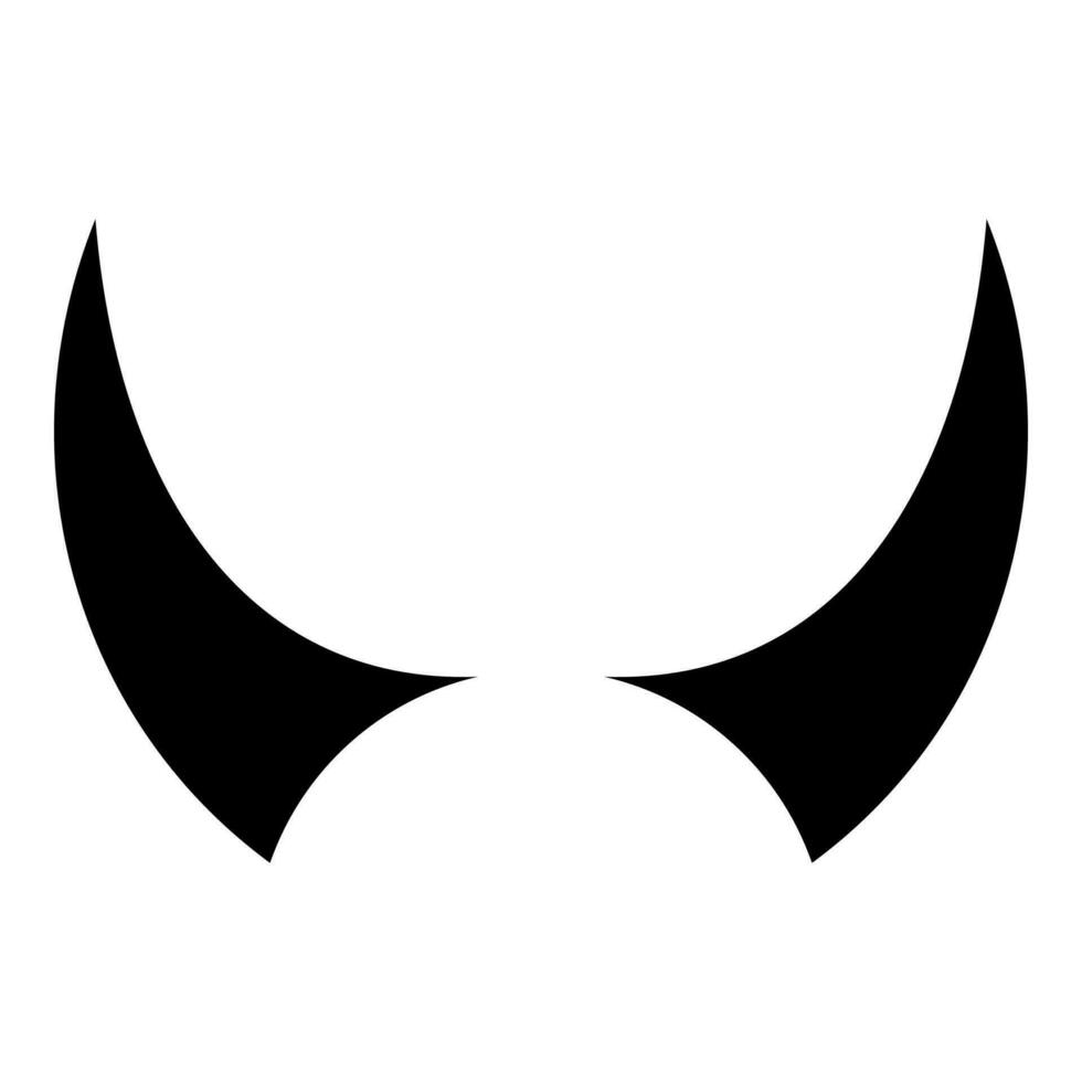 Horn of devil horns monster from hell Halloween carnival concept demon