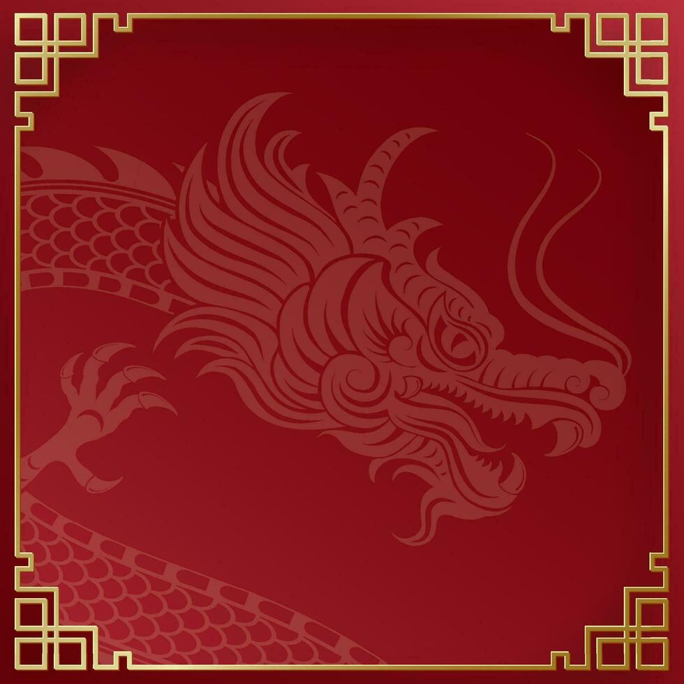 Red colored Shuan Paper (Xuan Paper) with Golden Dragon Ornaments - ASIAN  BRUSHPAINTER