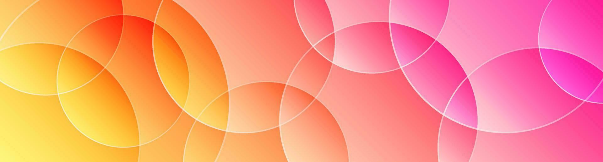 3D colorful geometric abstract background overlap layer on bright space with circles shape decoration. Graphic design element modern style concept for banner, flyer, card, cover, or brochure vector