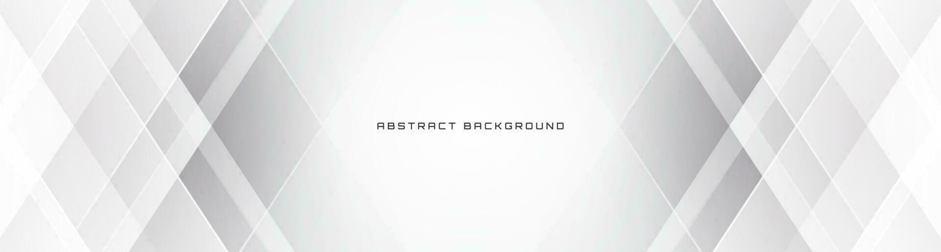 3D white geometric abstract background overlap layer on bright space with cutout decoration. Minimalist graphic design element modern polygon style concept for banner, flyer, card, cover, or brochure vector
