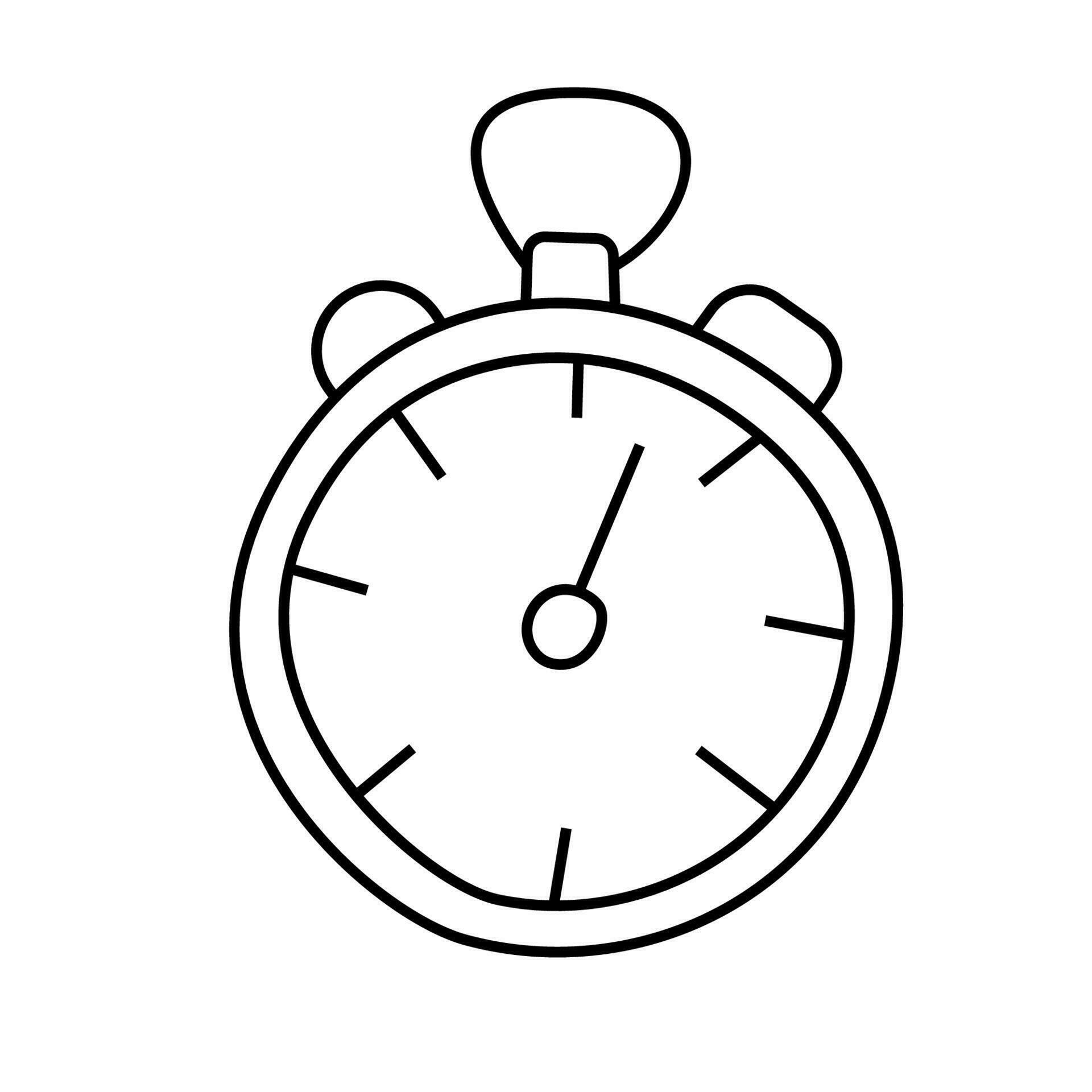 stopwatch in doodle style 24381999 Vector Art at Vecteezy