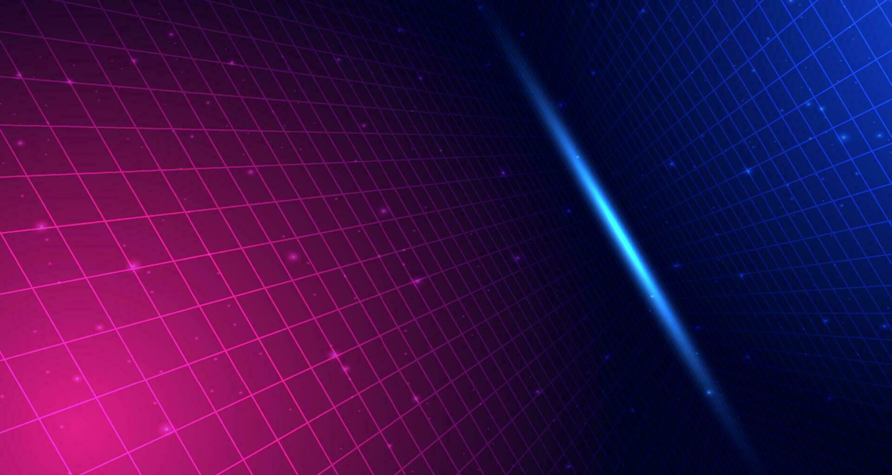 Digital technology metaverse neon blue pink background, cyber information, abstract speed connect communication, innovation future meta tech, internet network connection, Ai big data, illustration 3d vector