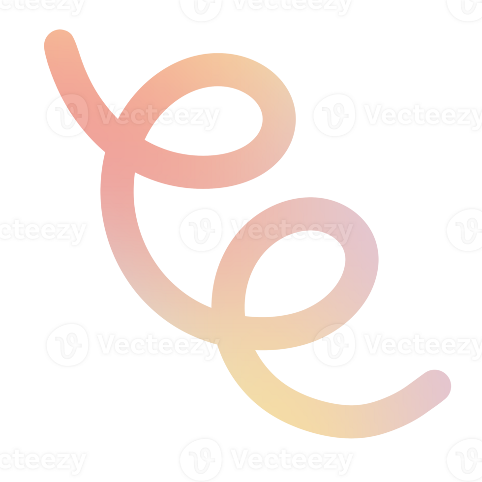Cute colorful element png