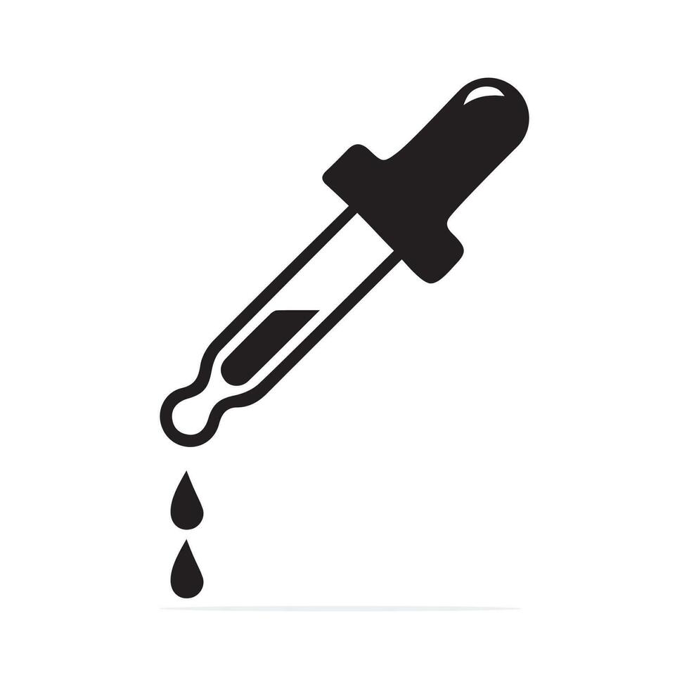 dropper Icon. Vector concept illustration for design.