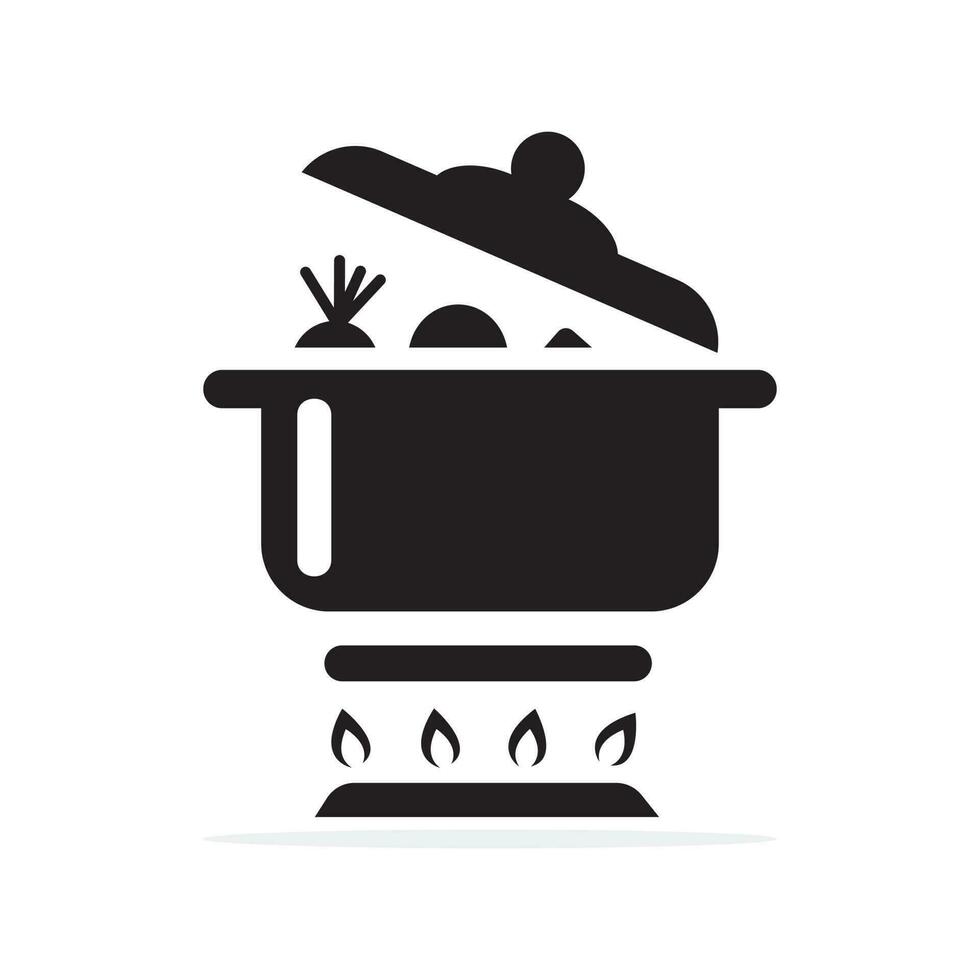 Pot icon. Vector concept illustration for design.