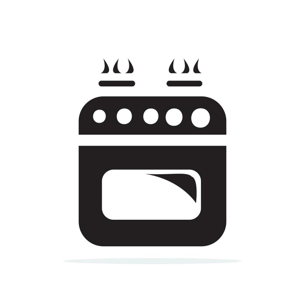 Oven icon. Vector concept illustration for design.