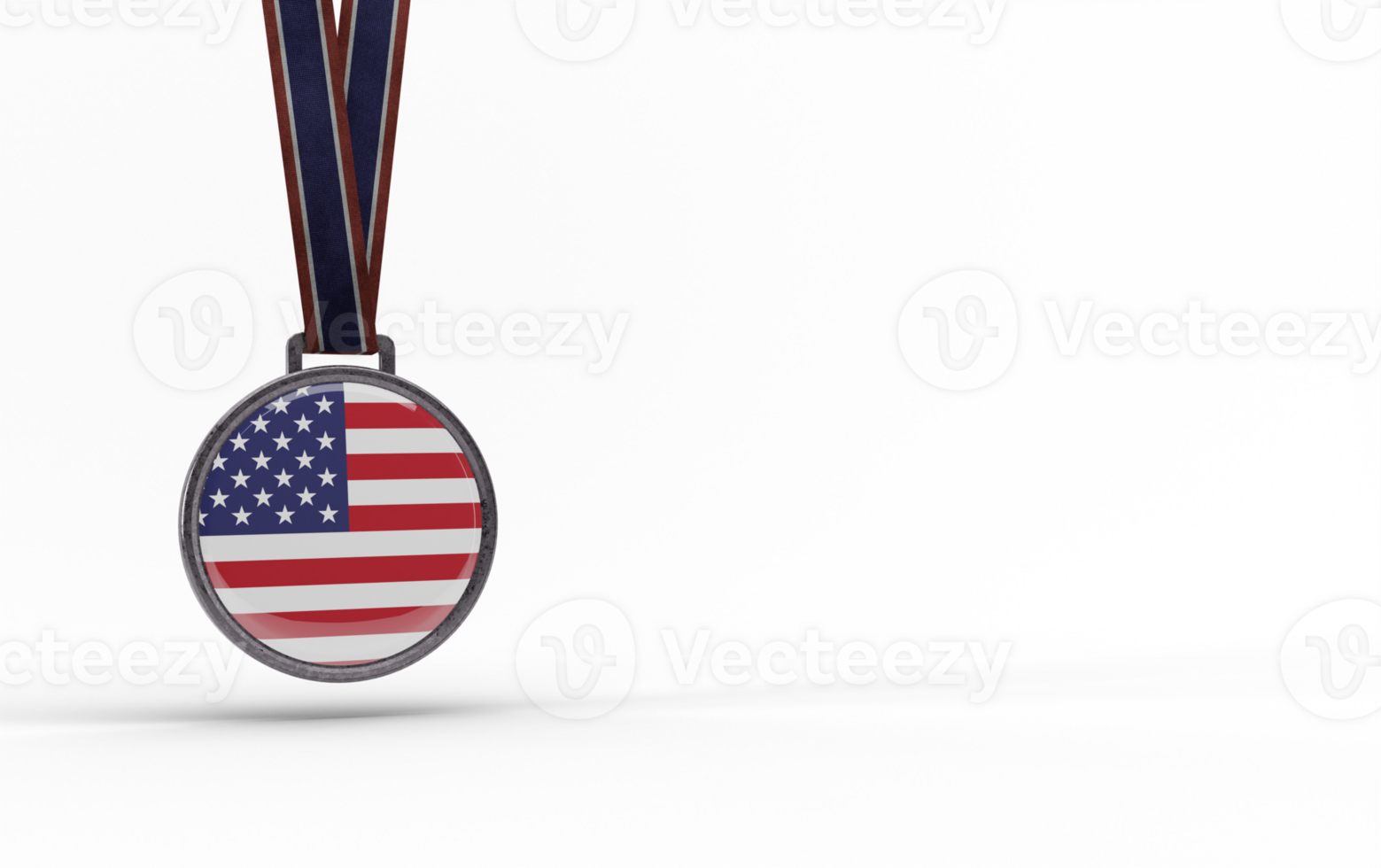 realistisk amerikan medaljong med hög kvalitet framställa bild png