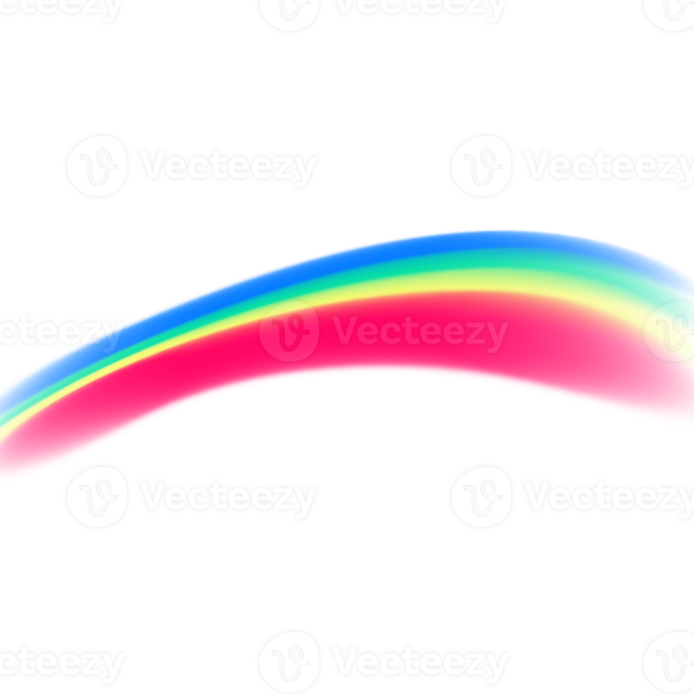 rainbow colorful effect png