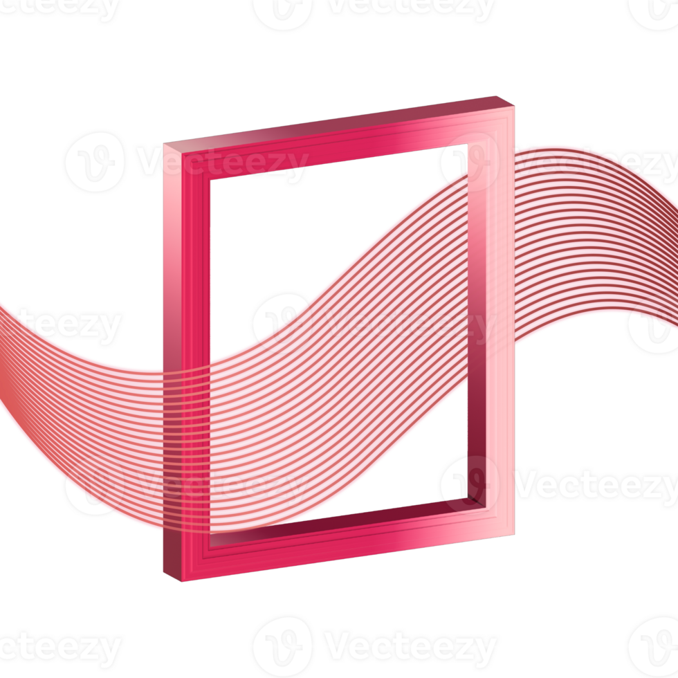 red frame with lines png