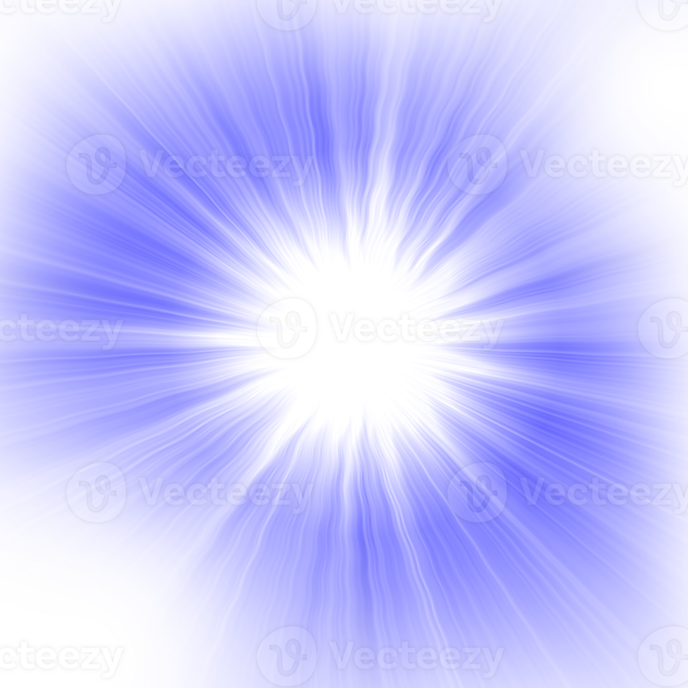 blue light lens flare png