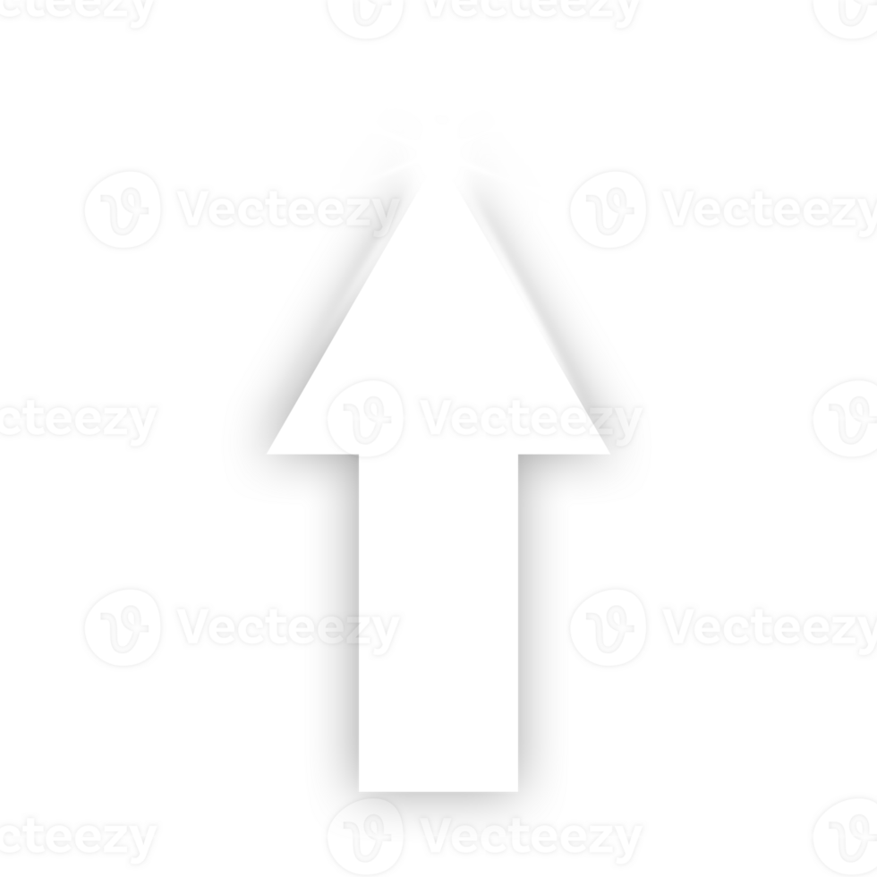 white light arrow png