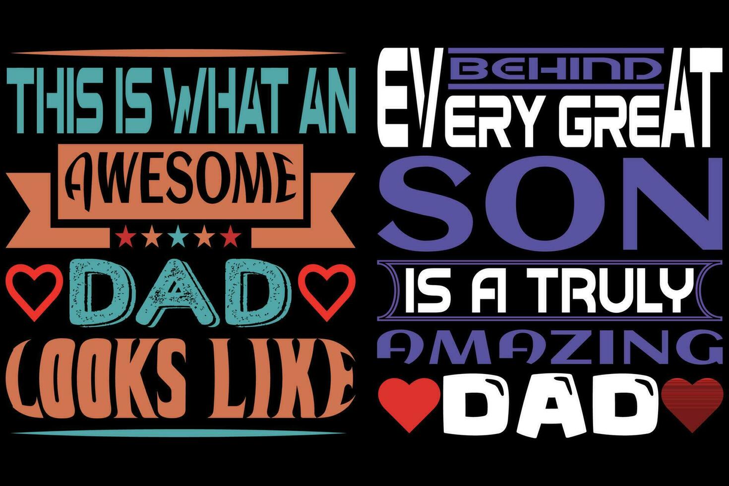 This is what an awesome dad looks like vector