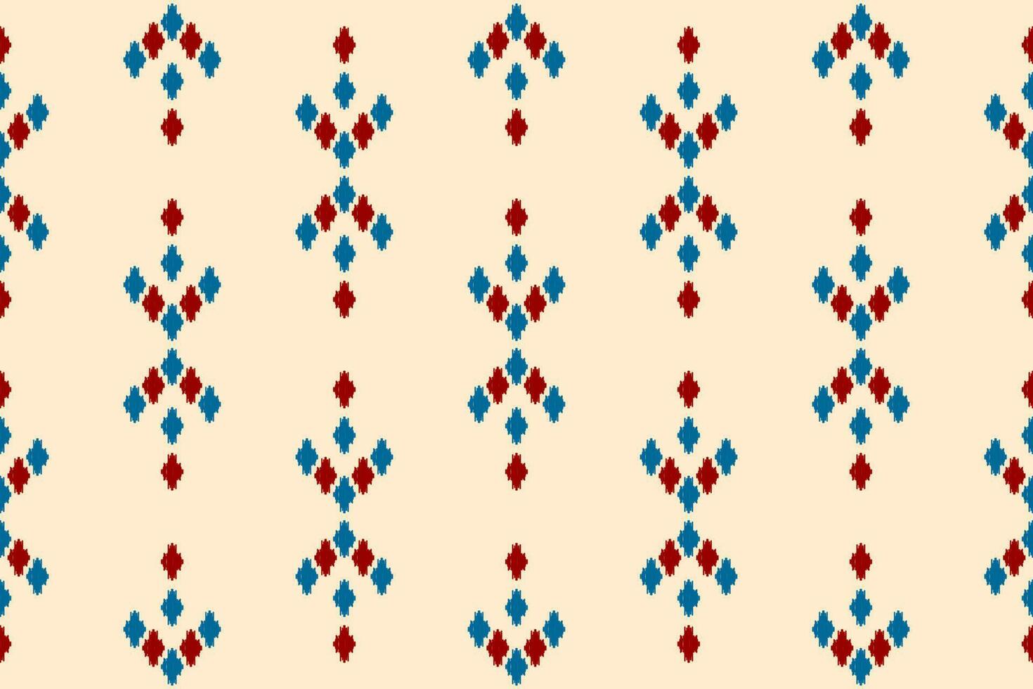 Motif beautiful ikat pattern art. Ethnic oriental seamless pattern traditional. Indian style. vector