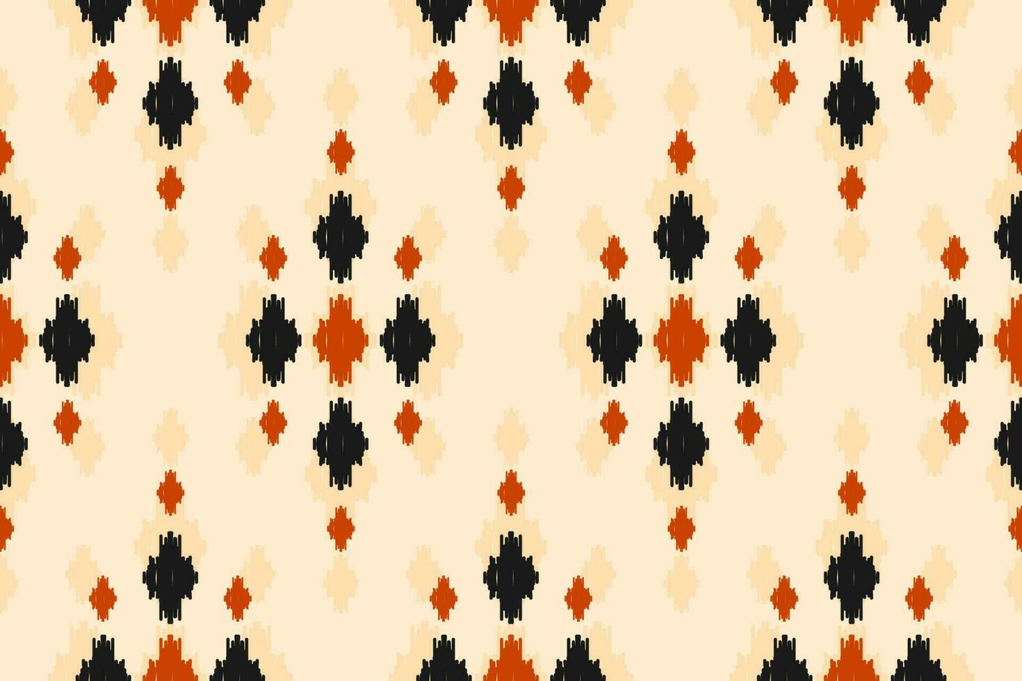 resumen étnico ikat antecedentes. motivo sin costura modelo en tribal. tela indio estilo. vector