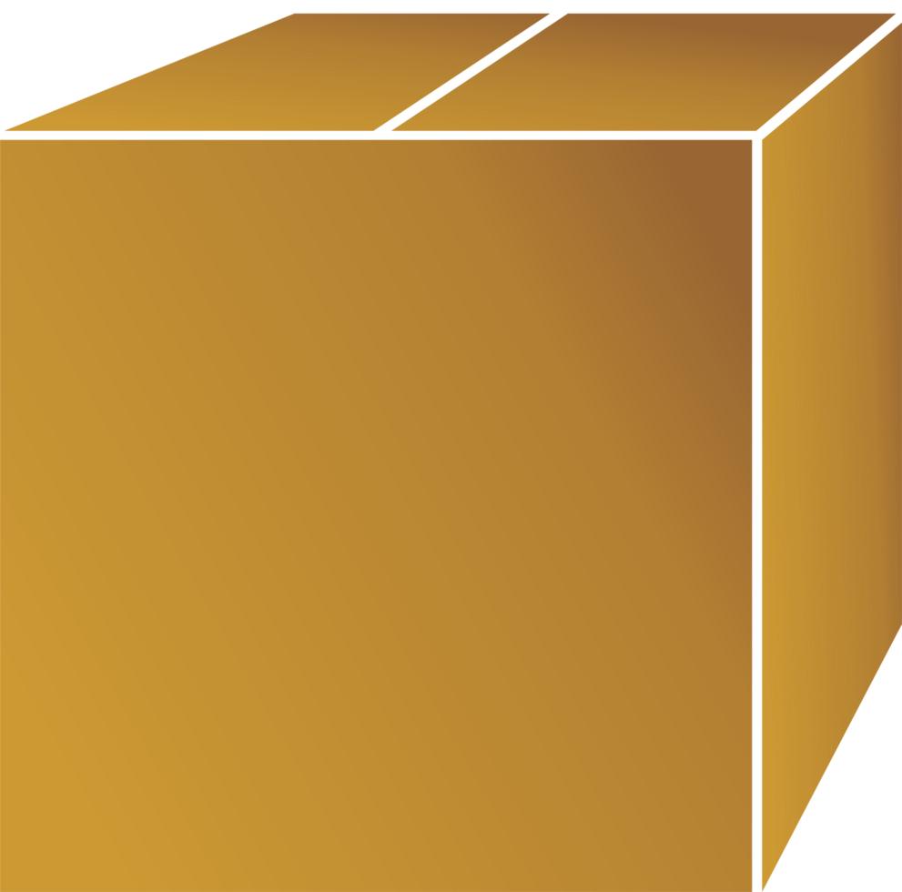 Box icon logo sign symbol brown design transparent background png