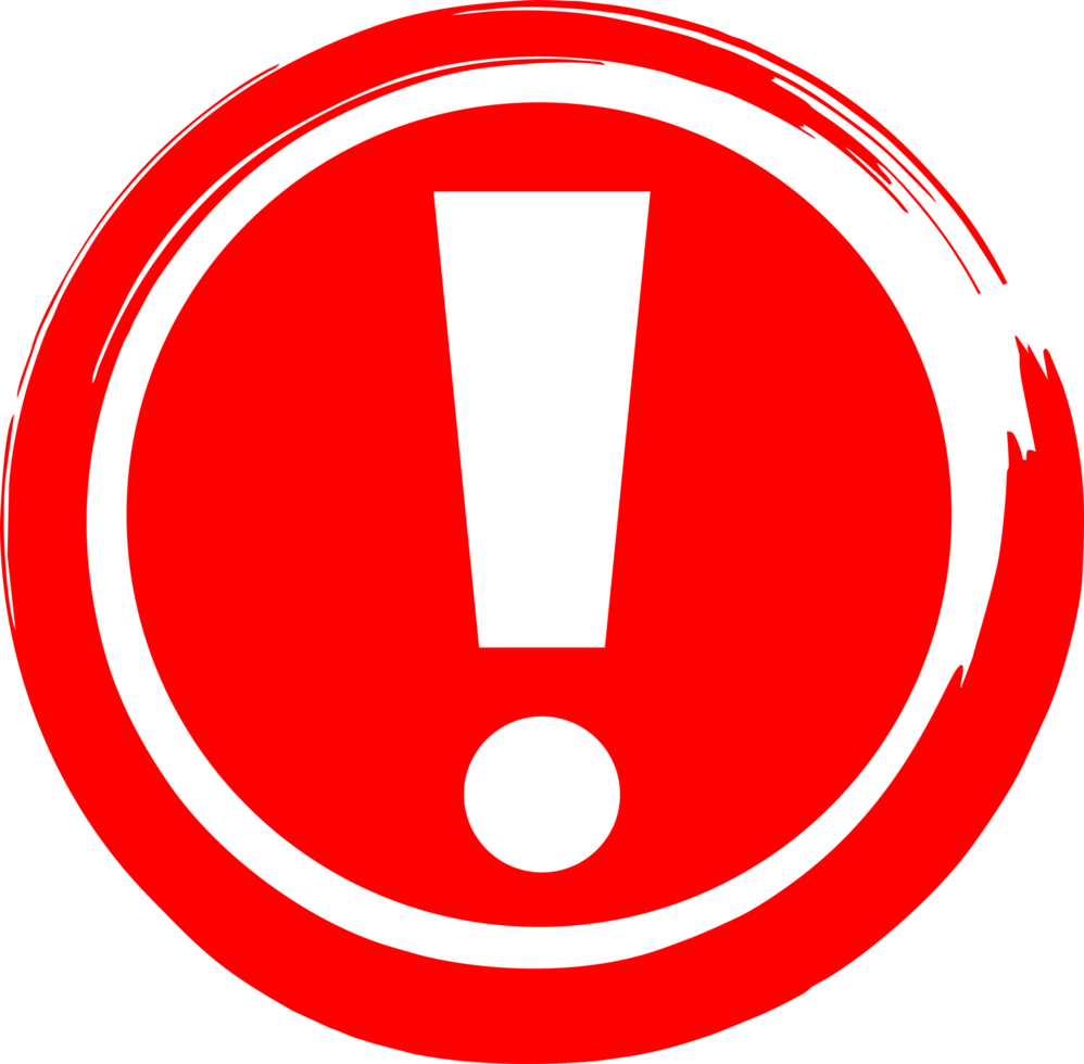 Caution, warning sign icon symbol transparent background png