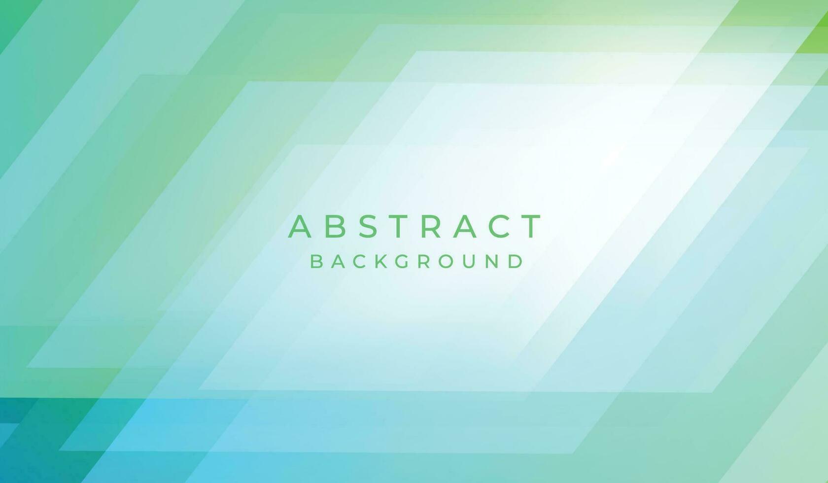 Geometric green color banner design overlapping background. vector