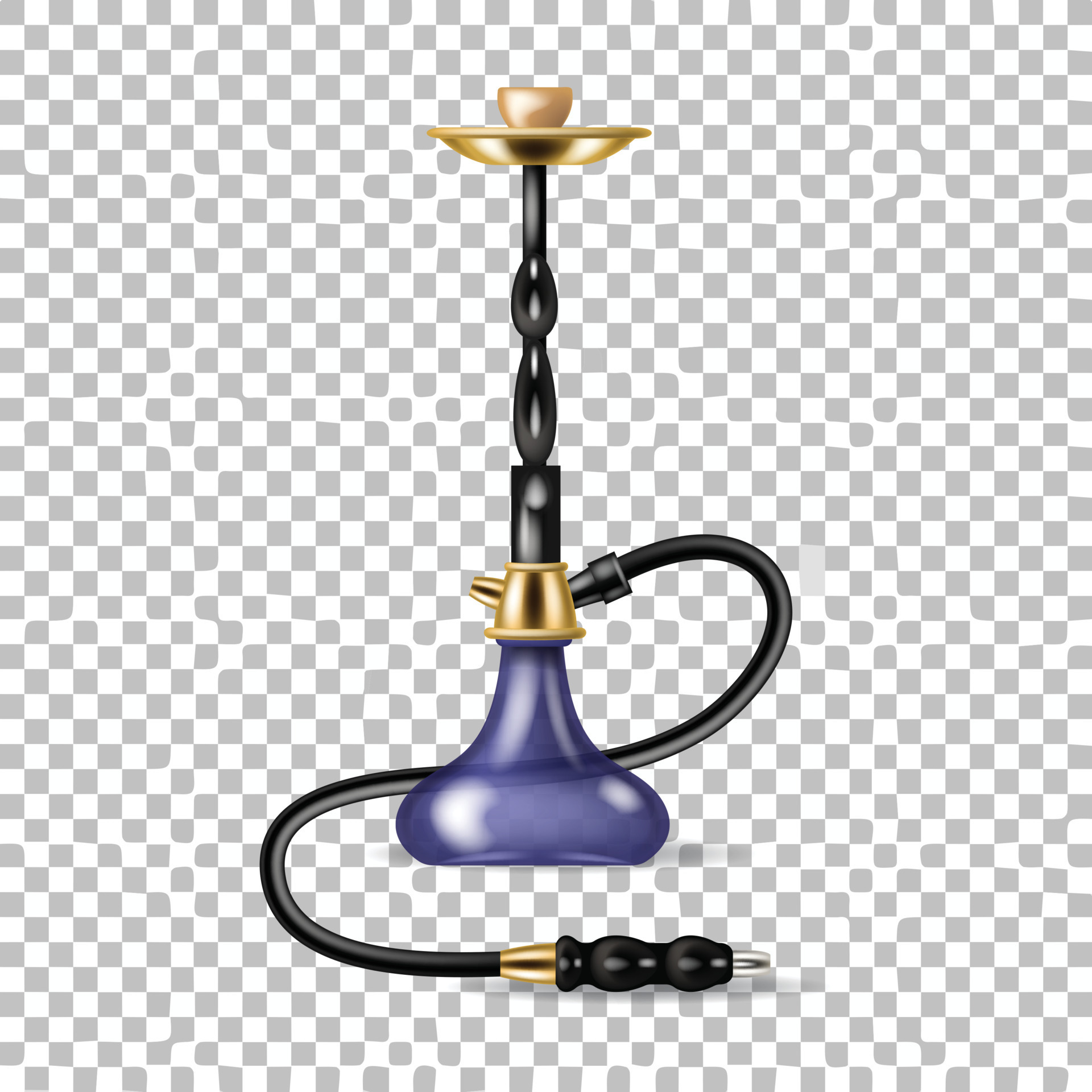 Hookah with 3D pipe illustration png 24383062 Vector Art at Vecteezy