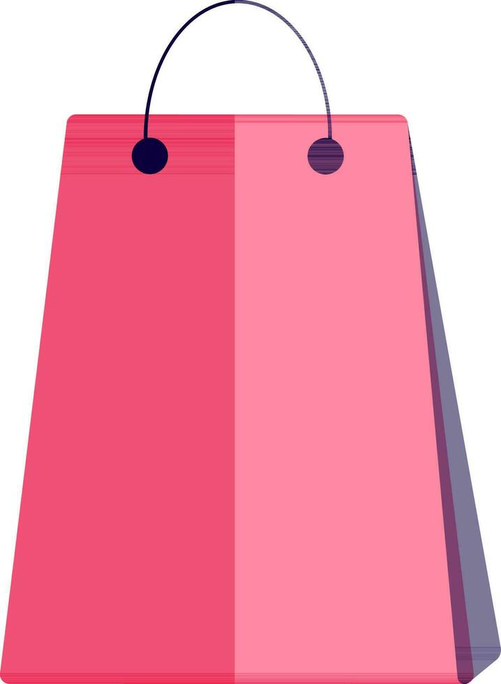 Carry bag icon for shopping concept wtih half shadow. vector