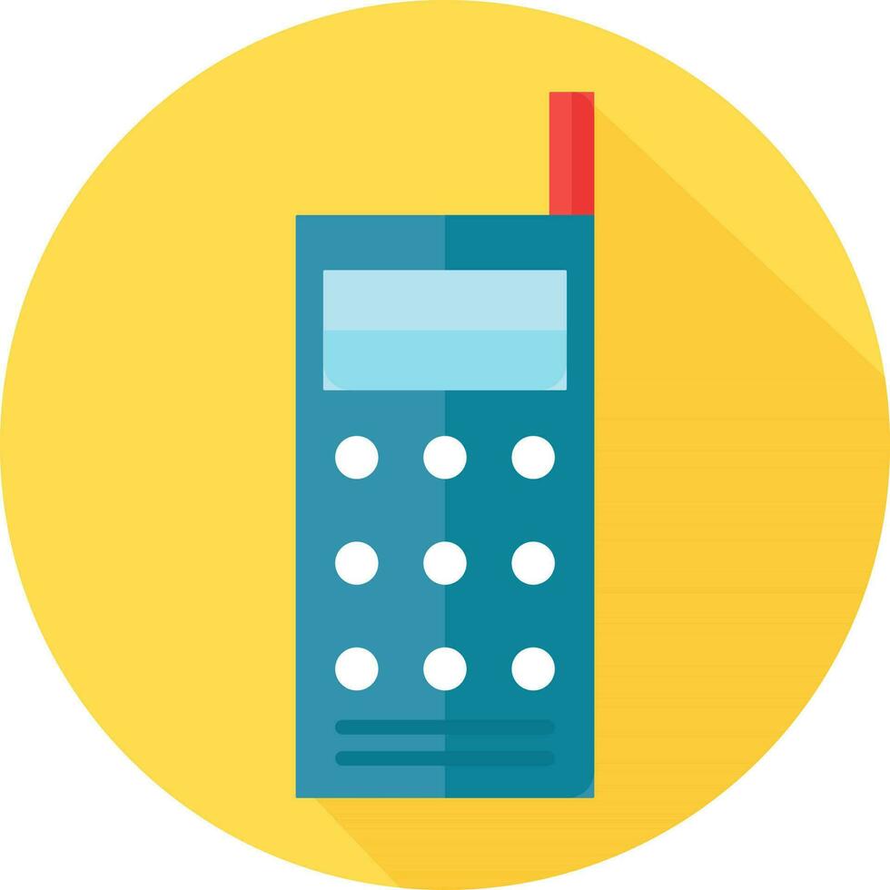 Walky-Talky icon in flat style. vector