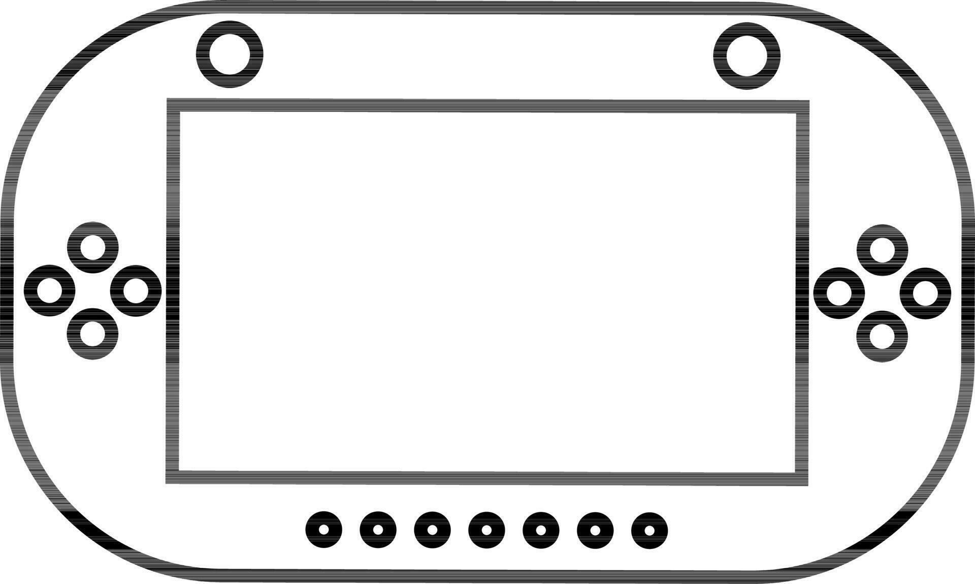 Game controller in flat style. 24383921 Vector Art at Vecteezy