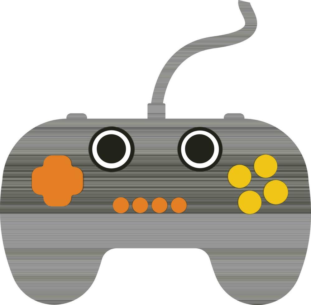 Game controller in flat style. vector