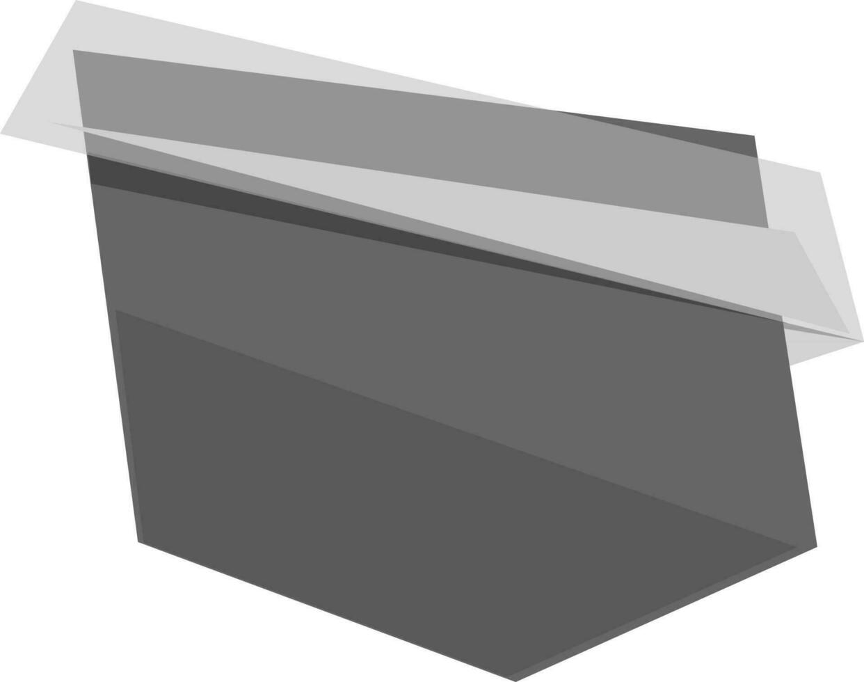 Stylish gray and black ribbon. vector