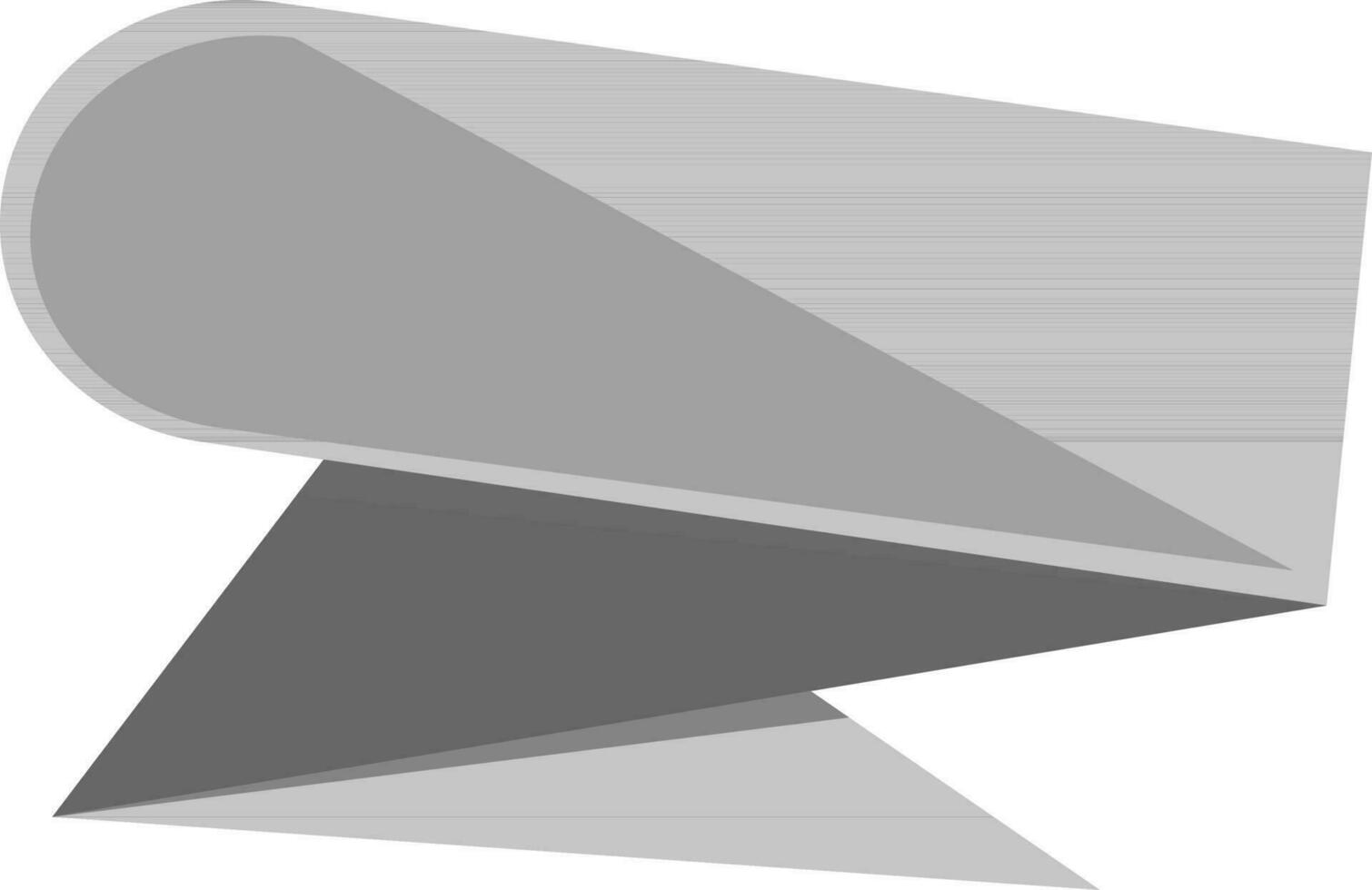 Illustration of a blank ribbon. vector